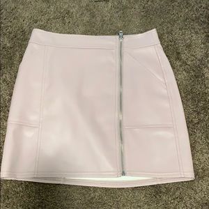 Express faux leather skirt